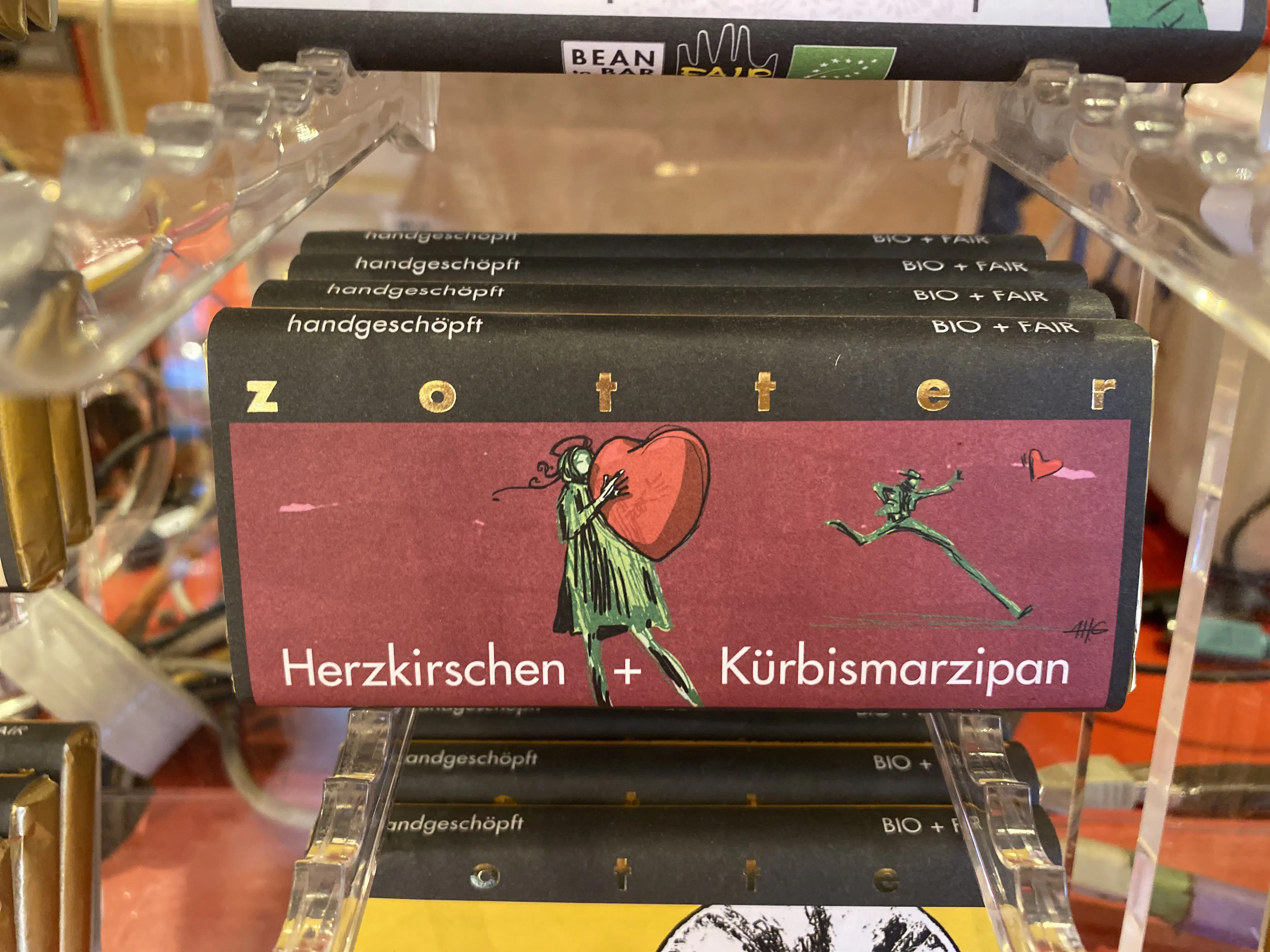 Schokolade und Schoki im Einzelhandel und Cafe in Lübeck