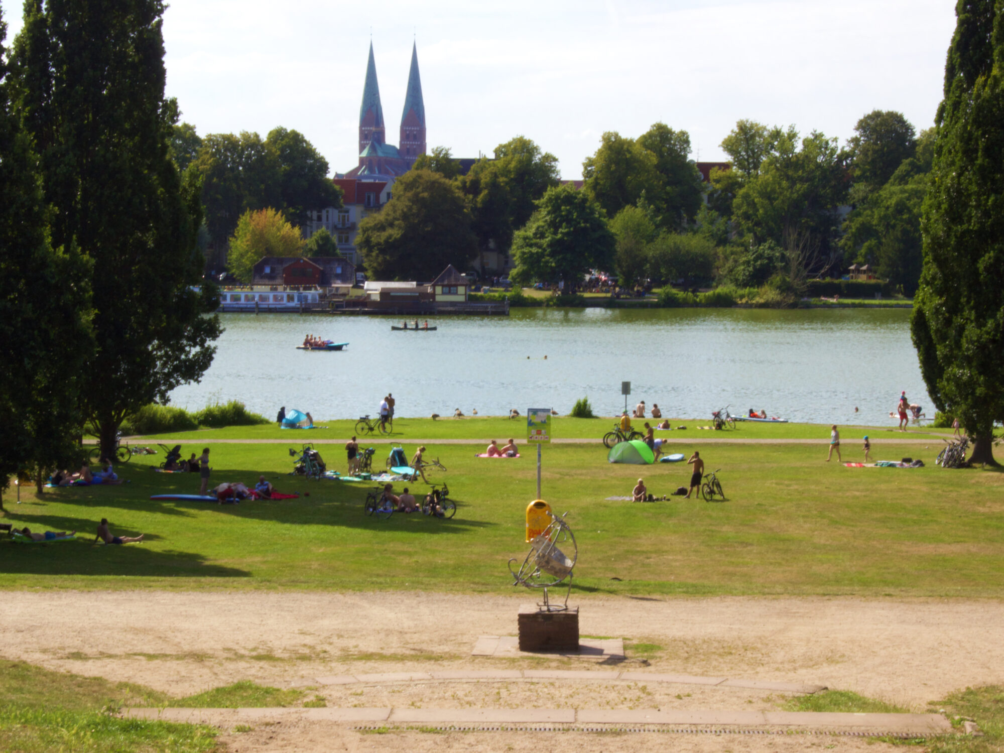Picknick und Picknicken in Lübeck im Drägerpark