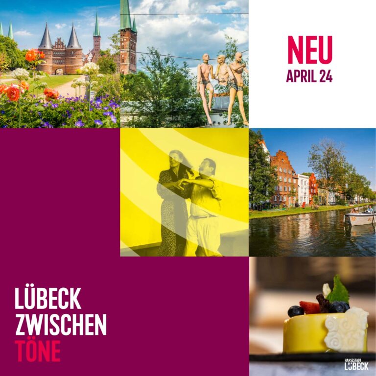 Lübeck hören, mit Günter Grass tanzen, Kunst und Kuchen schmecken im April