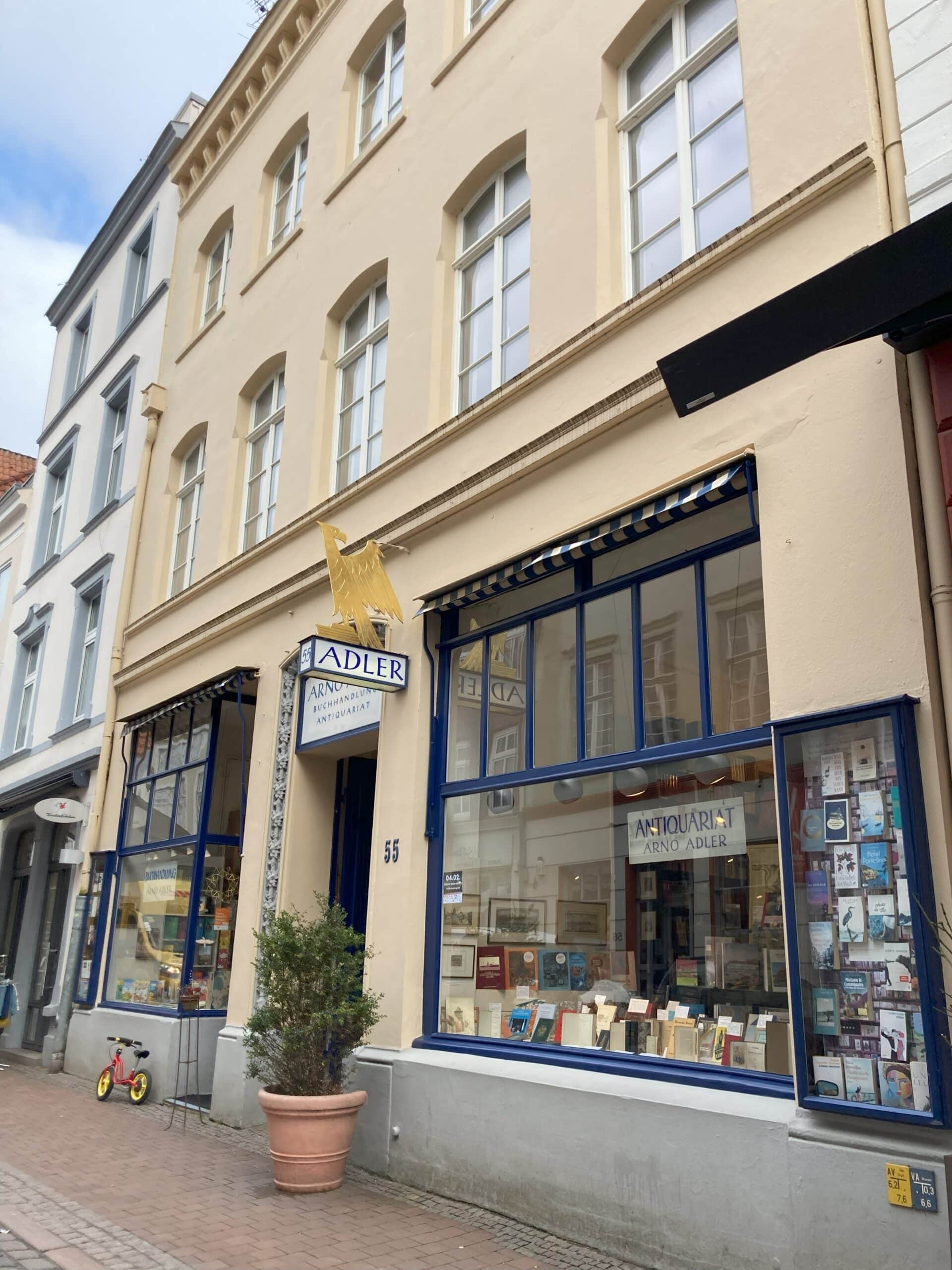 Arno Adler - the bookshop and antiquarian bookstore in Lübeck